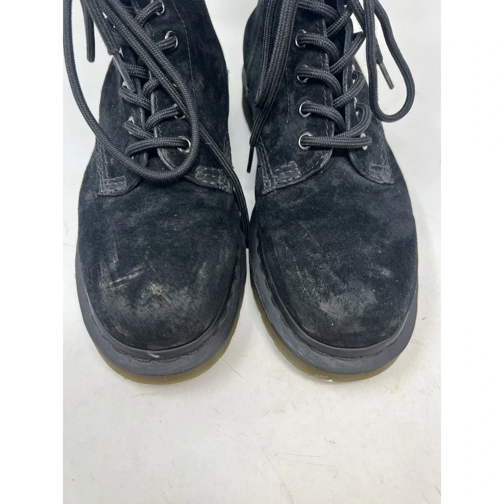 Dr Doc Martens × BEAMS ‎ Suede 1460B 8-hole boots black Rare Men's 9 US